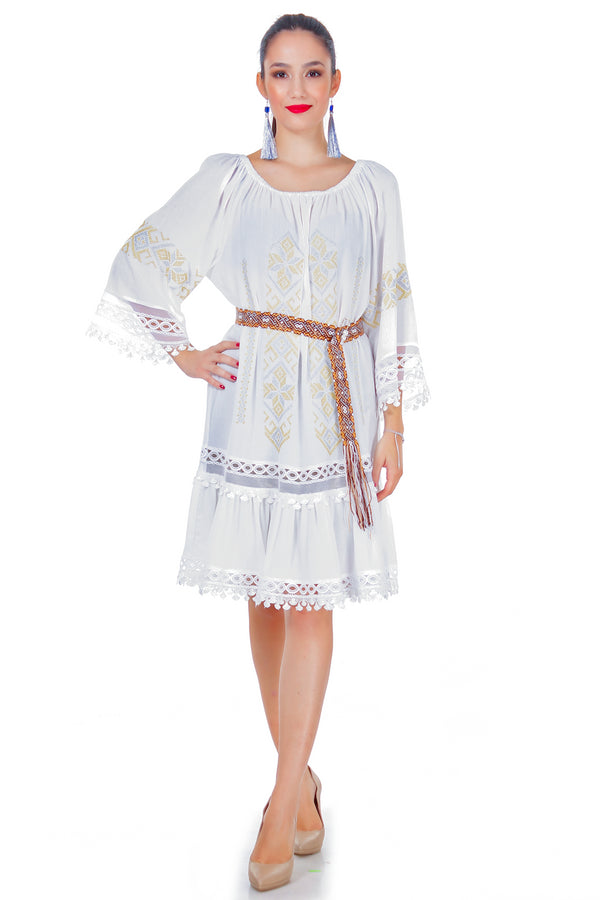 Rochie vascoza cu broderie freeshipping - Liza Panait Online Boutique